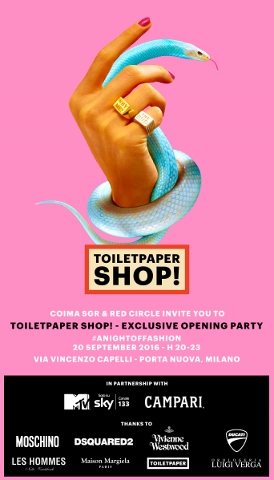 Opening party Toiletpaper Shop